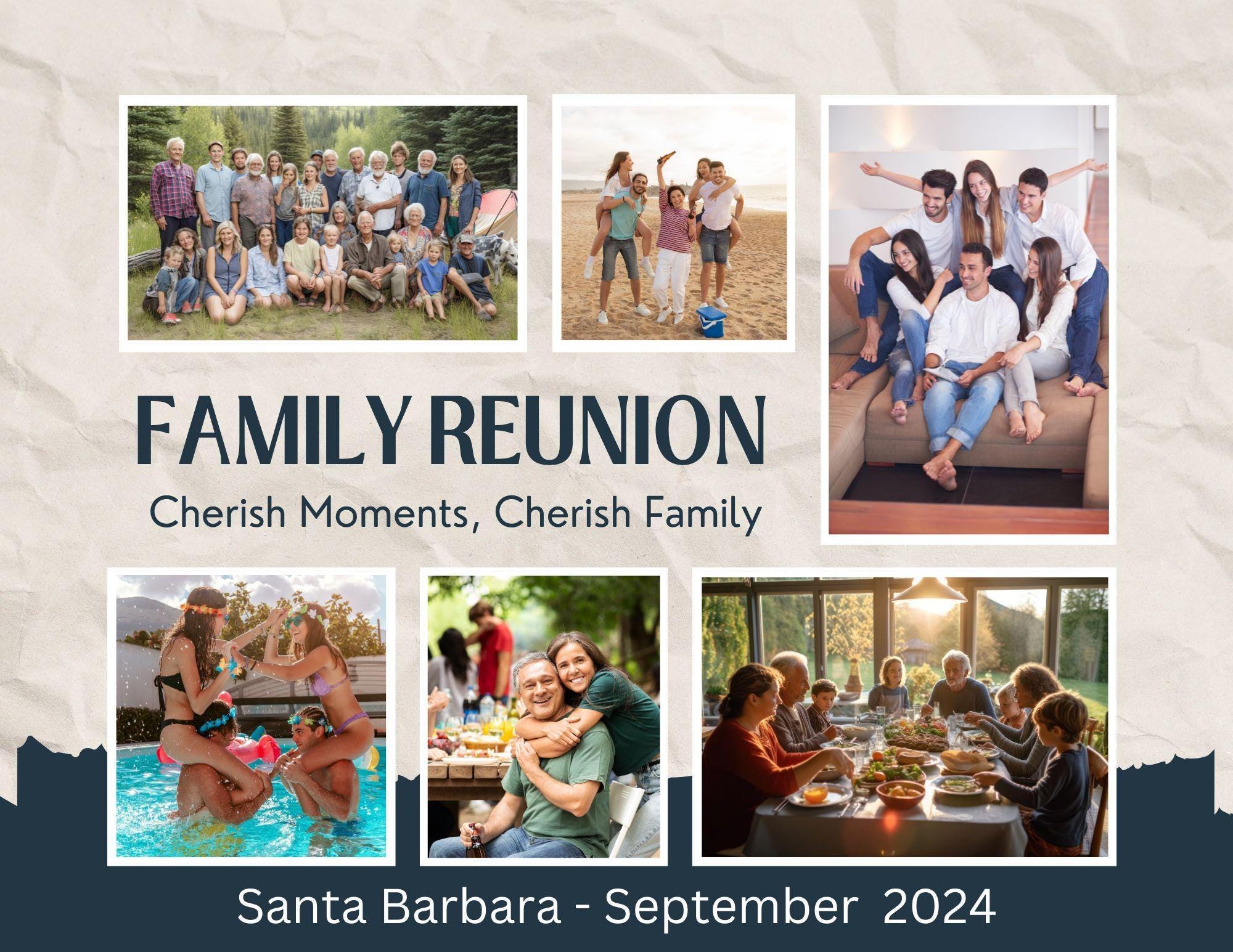 Customized Family Reunion FlipPage Digital Photo Books