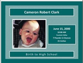 Customized Newborn to High School FlipPage Digital Photo Books